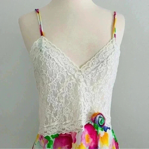 Rare Vintage 1990s Victoria Secret Gold Label Slip Dress Gown Sz M - Picture 4 of 10